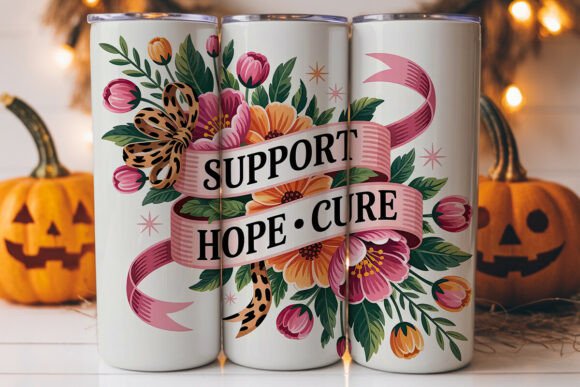 Breast Cancer Awareness 20oz Tumbler Graphics for Local Brands