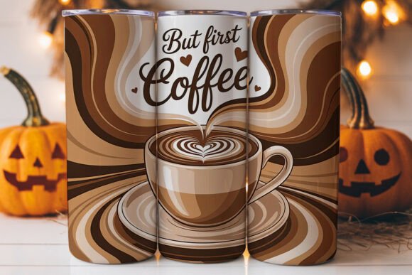 But First Coffee 20oz Tumbler Wrap: Perfect for Local Branding