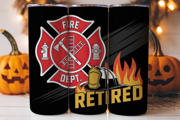 Firefighter Retirement Tumbler Wrap: A Must-Have Graphic