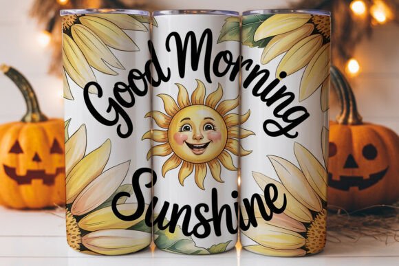 Good Morning Sunshine Tumbler Wrap: A Versatile Graphics Asset