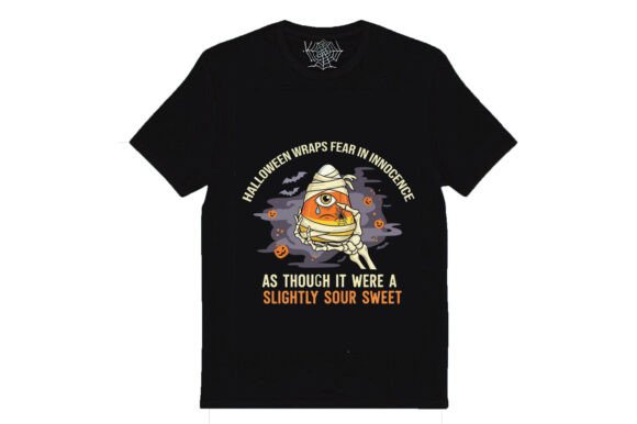 Halloween Wraps Fear in Innocence: A T-Shirt Design Review