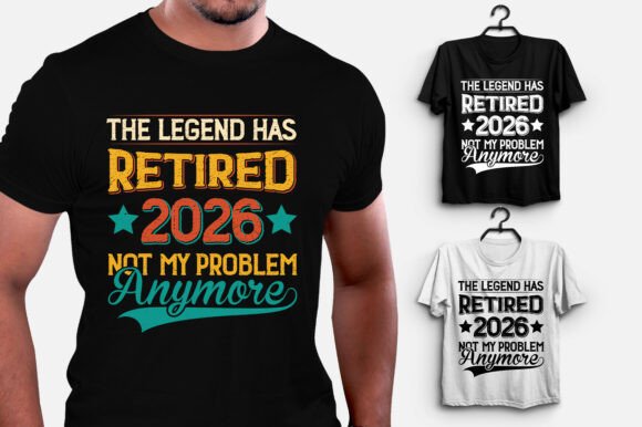 Legend Retired 2026: A Bold T-Shirt Design for Graphics