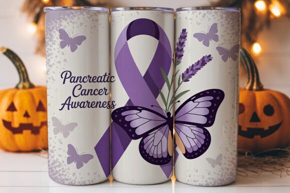 Pancreatic Cancer Awareness 20oz Tumbler Graphics