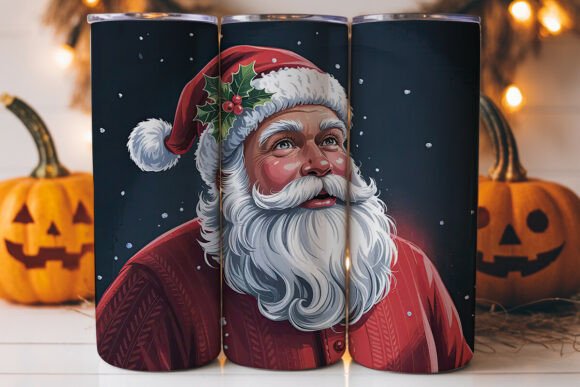 Review: Black Santa Christmas 20oz Tumbler Graphics for Tumbler Wraps