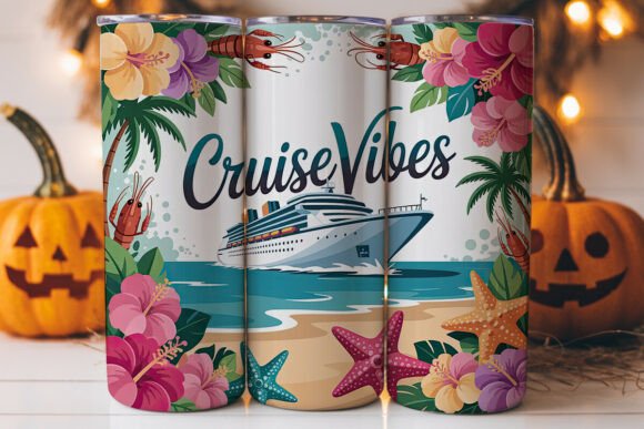 Review: Cruise Vibes 20oz Tumbler Wrap Graphics