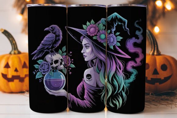 Review: Mystical Witch Tumbler Wrap Graphics
