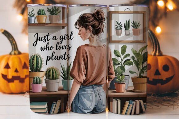 Review: Plant Lover Girl 20oz Tumbler Wrap Graphics