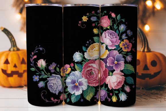 Vibrant Floral 20oz Tumbler Wrap: A Graphics Review