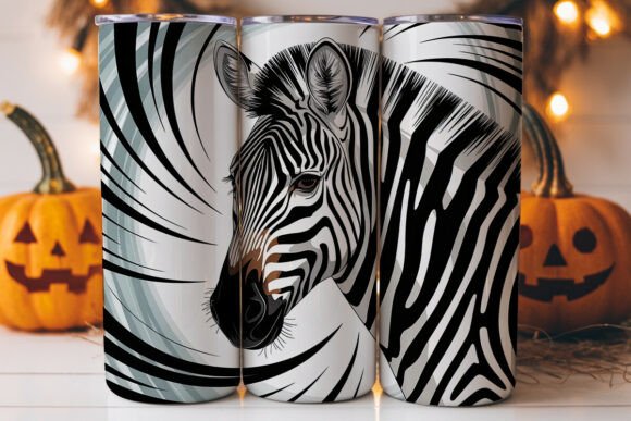 Zebra Stripes 20oz Tumbler Wrap: A Versatile Graphic Asset